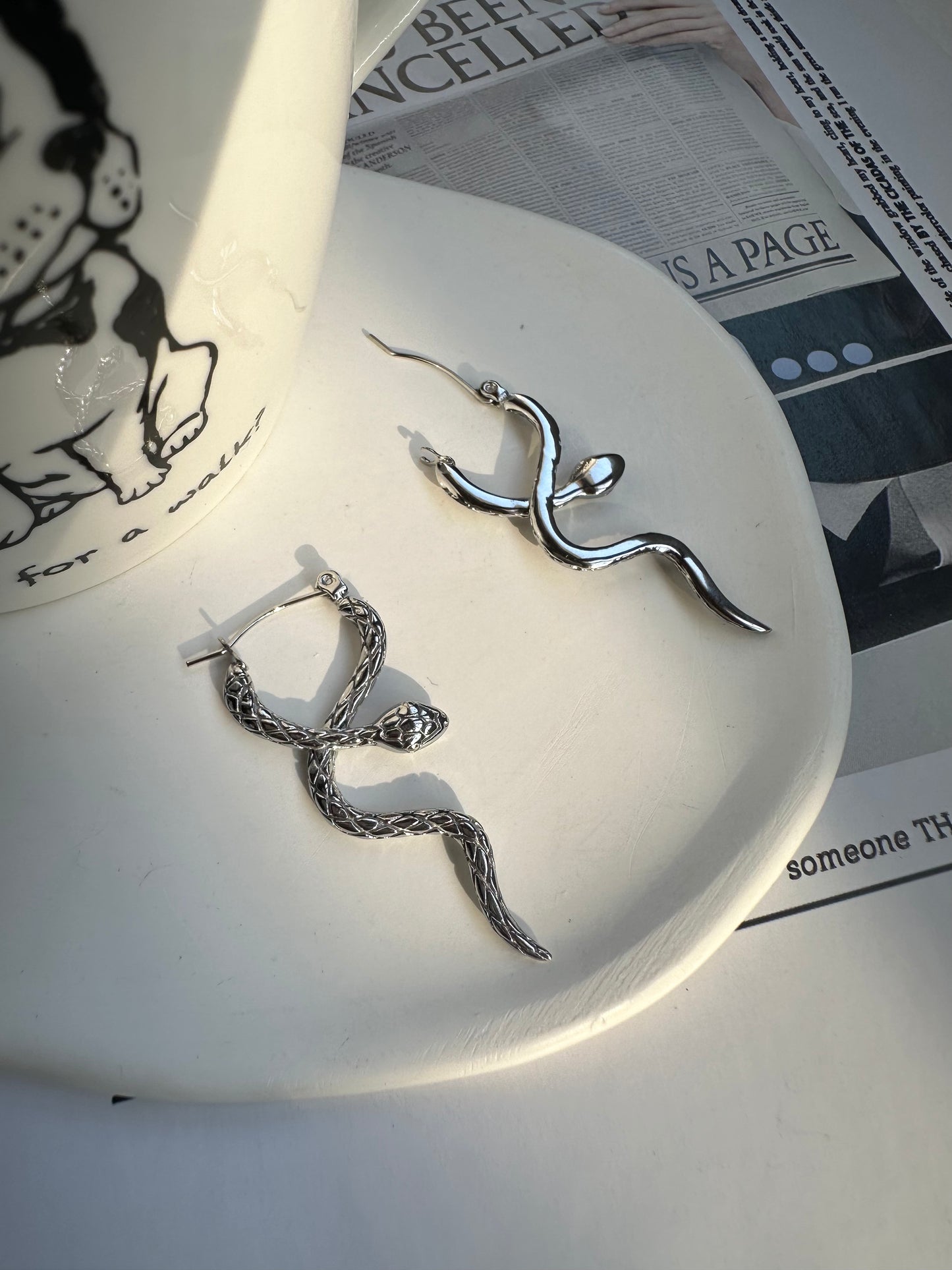 . Handmade clip-on earrings for women.