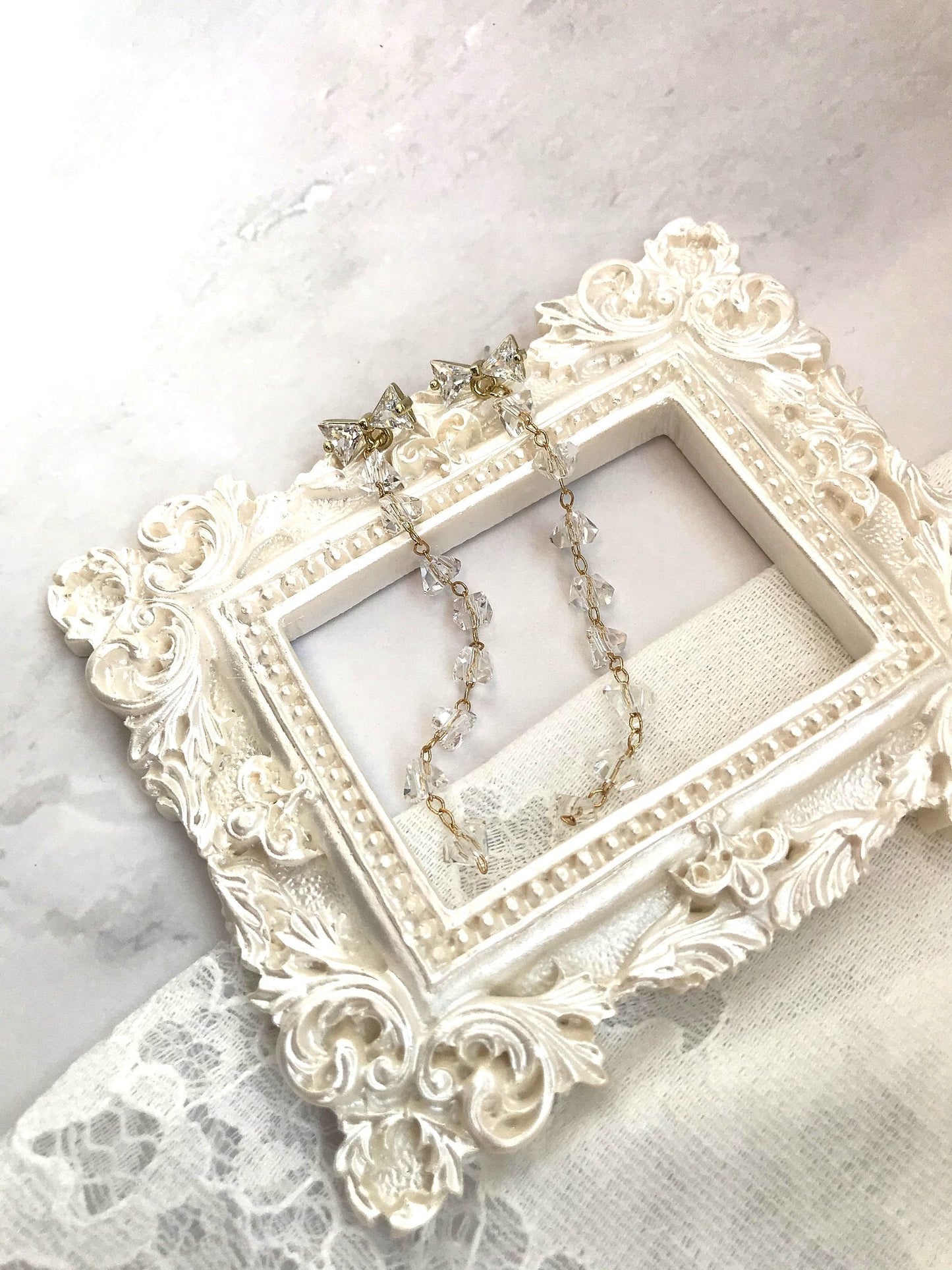 . Handmade clip-on earrings for women.