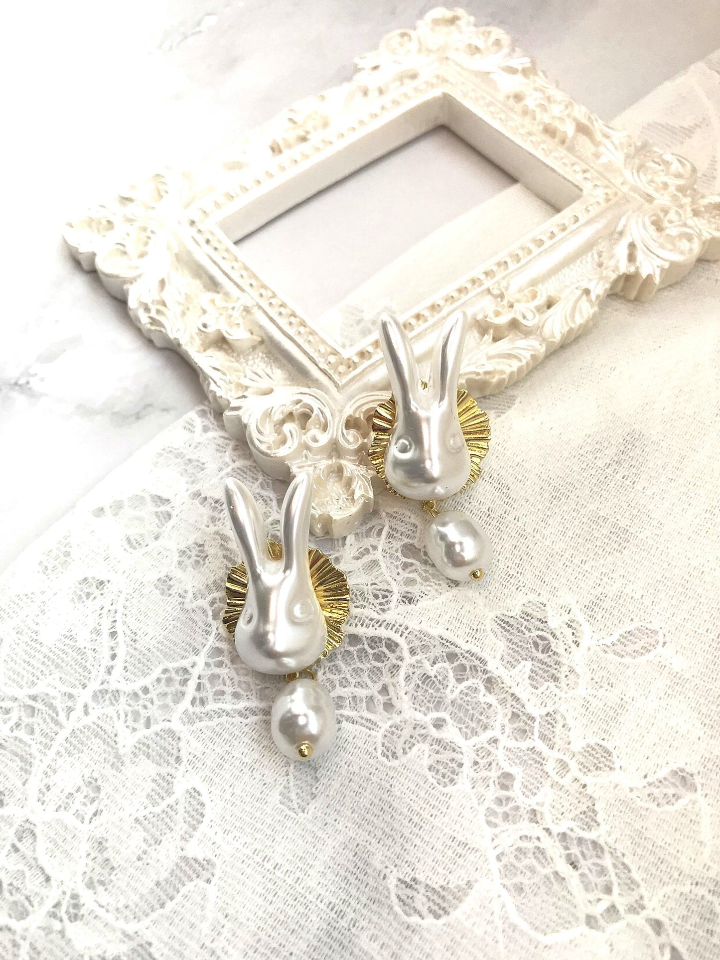 . Handmade clip-on earrings for women.