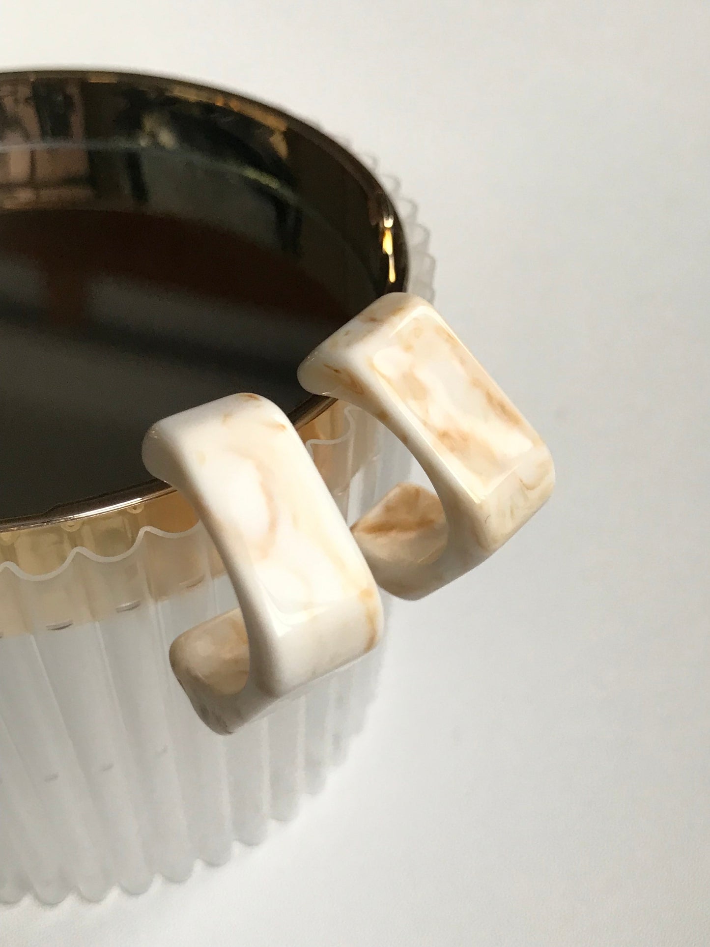 . Handmade clip-on earrings for women.