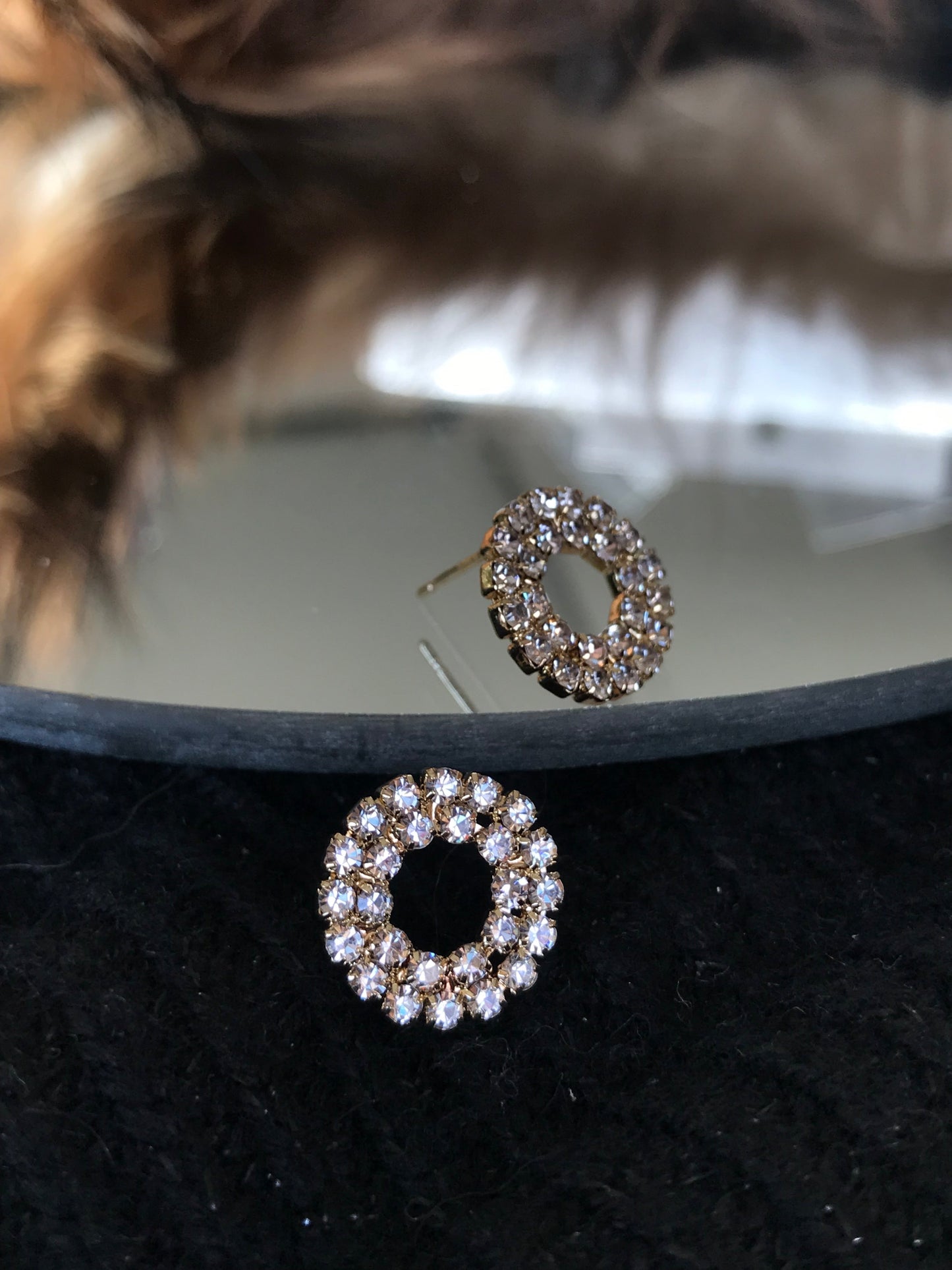 . Handmade clip-on earrings for women.