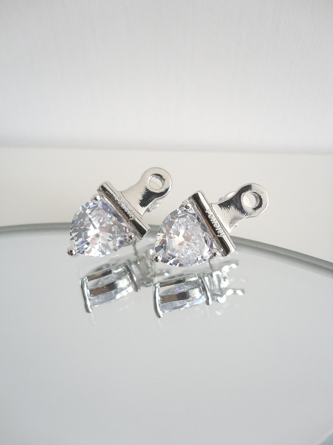 . Handmade clip-on earrings for women.