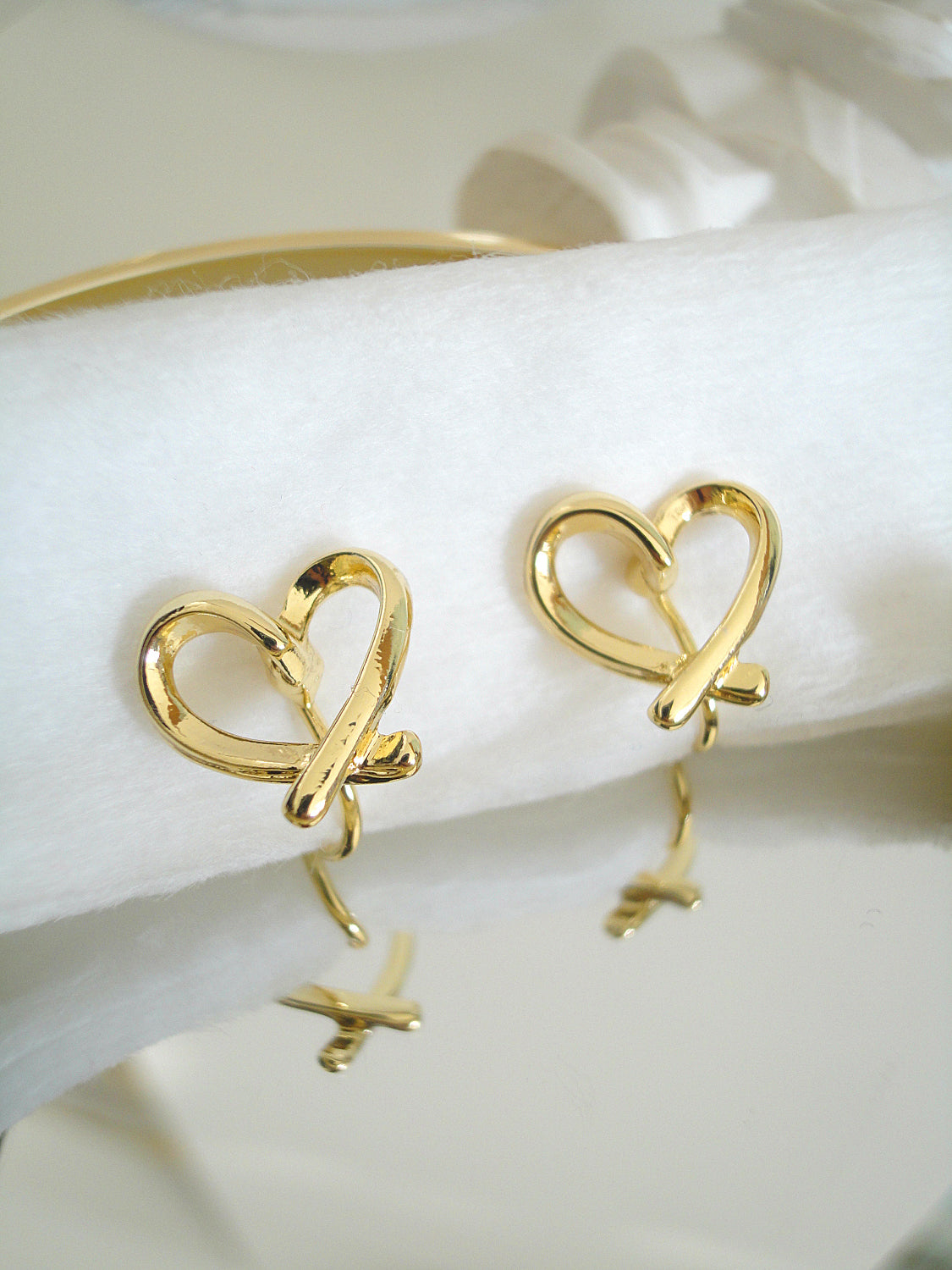 . Handmade clip-on earrings for women.