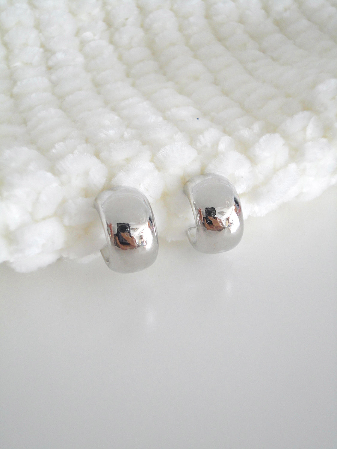 . Handmade clip-on earrings for women.