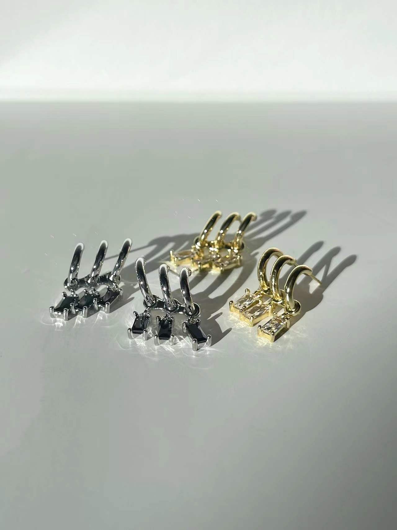 . Handmade clip-on earrings for women.