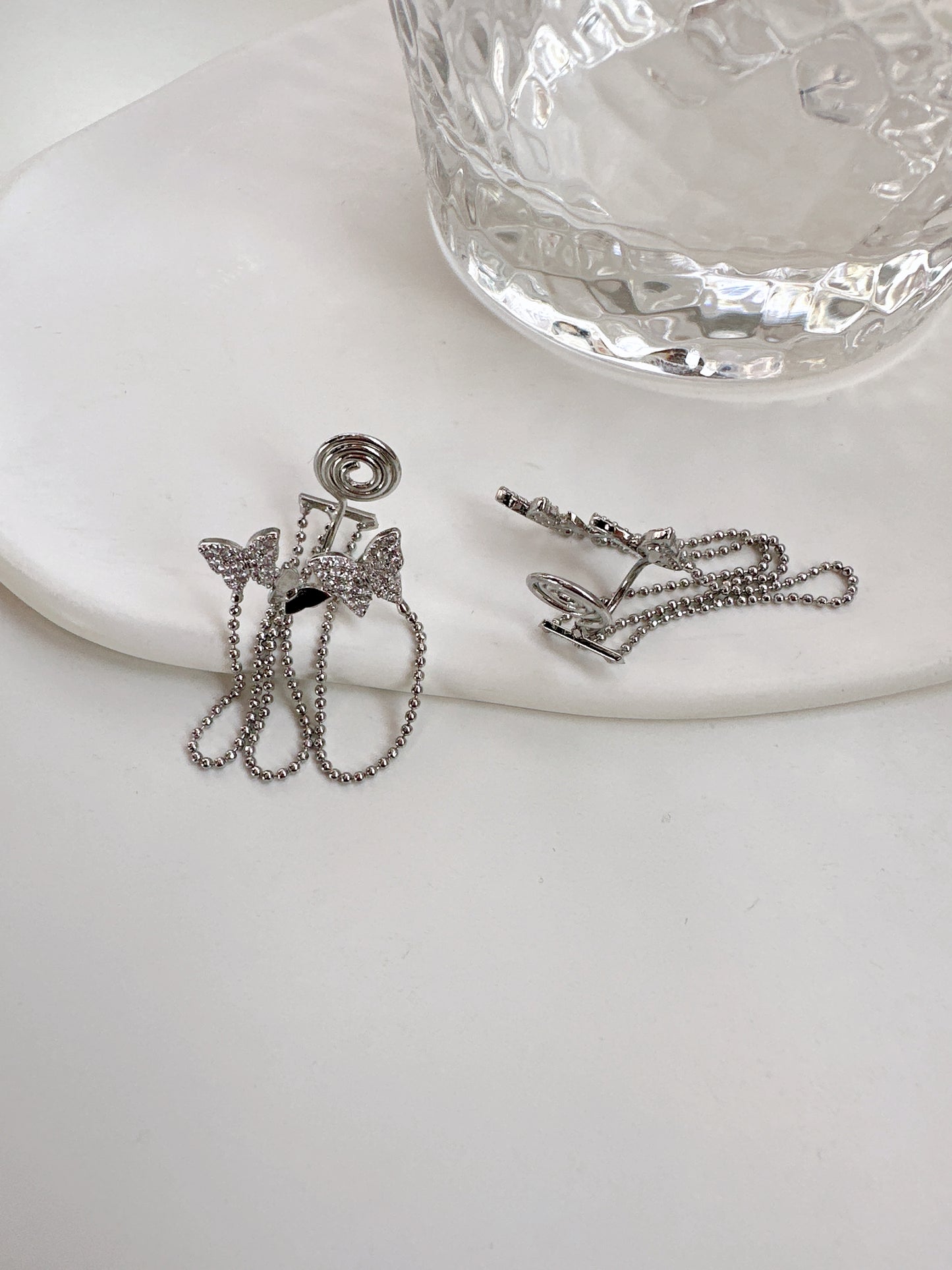 . Handmade clip-on earrings for women.