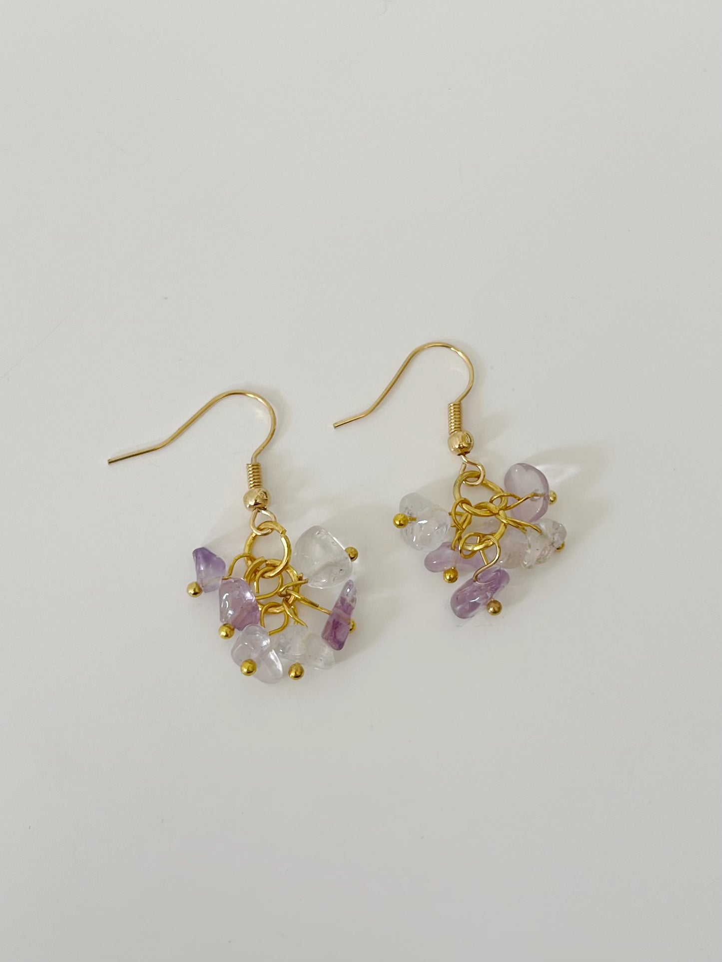 . Handmade clip-on earrings for women.