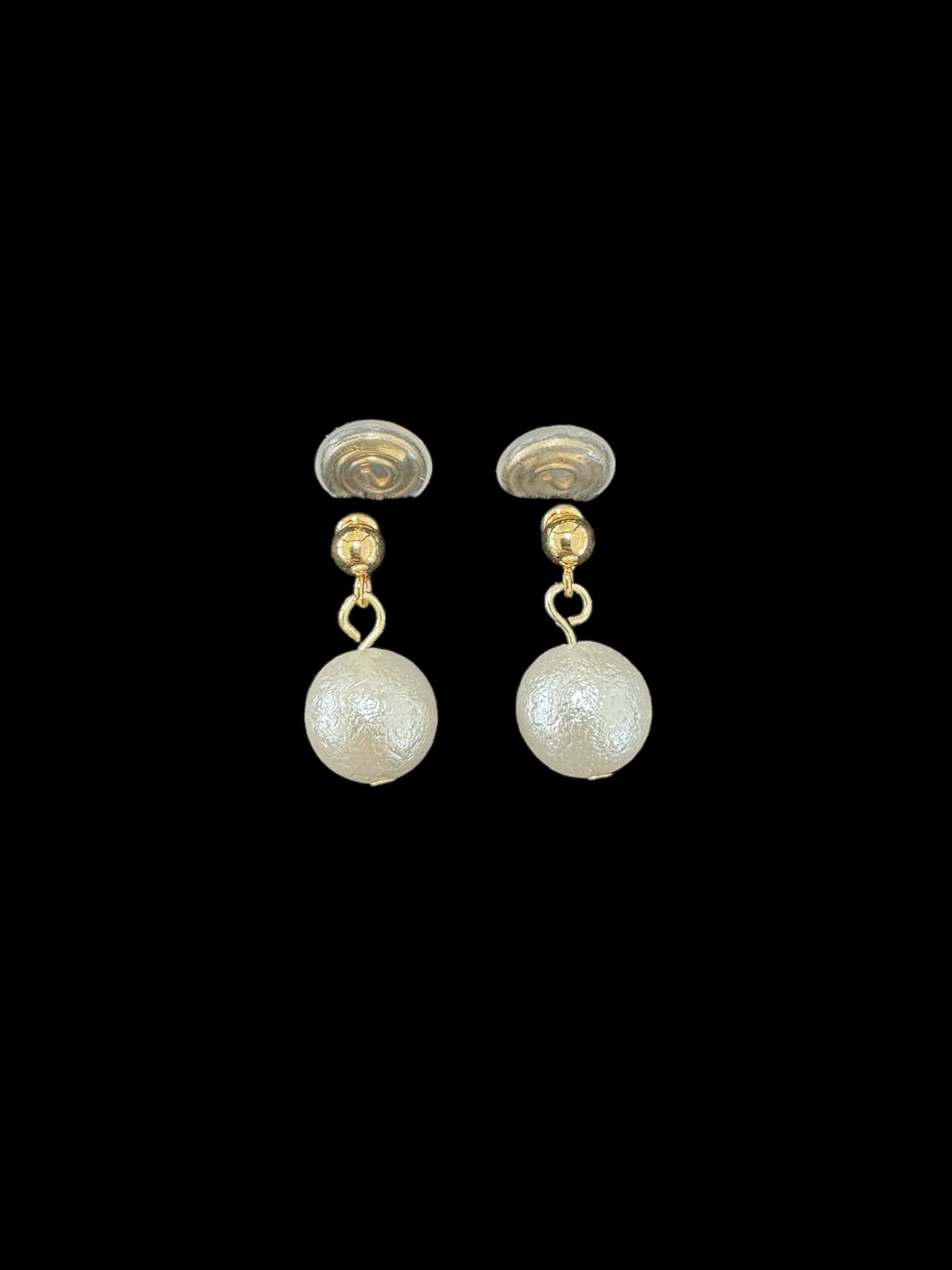 Classic Pearl Clip-On Earrings – Handmade Elegant Jewelry. pearl clip-on earrings for women.