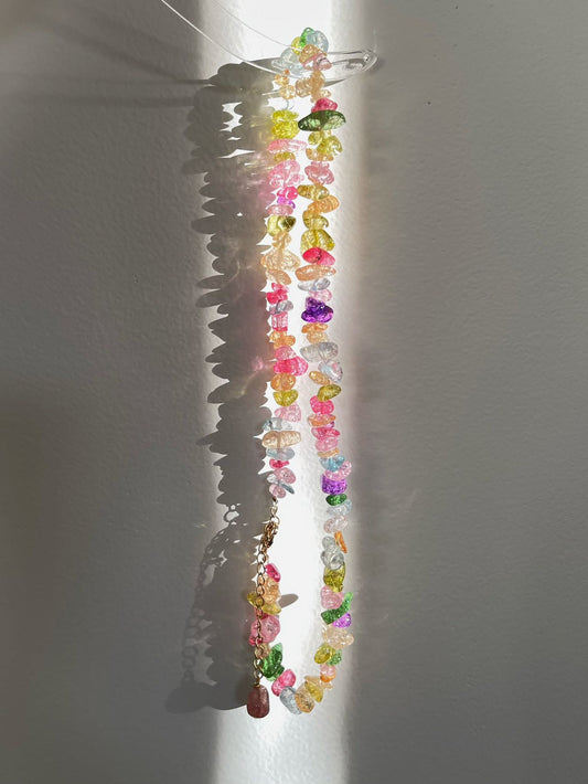 Multi-colored Glass Necklace