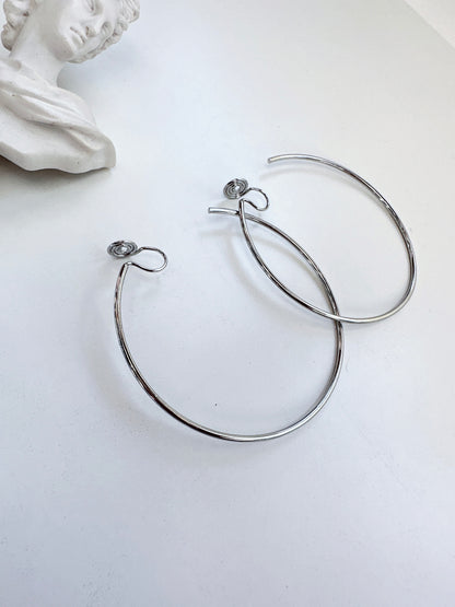 . Handmade clip-on earrings for women.