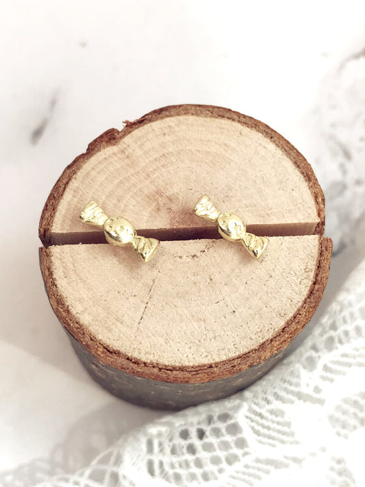 Golden Candy Stud Earrings