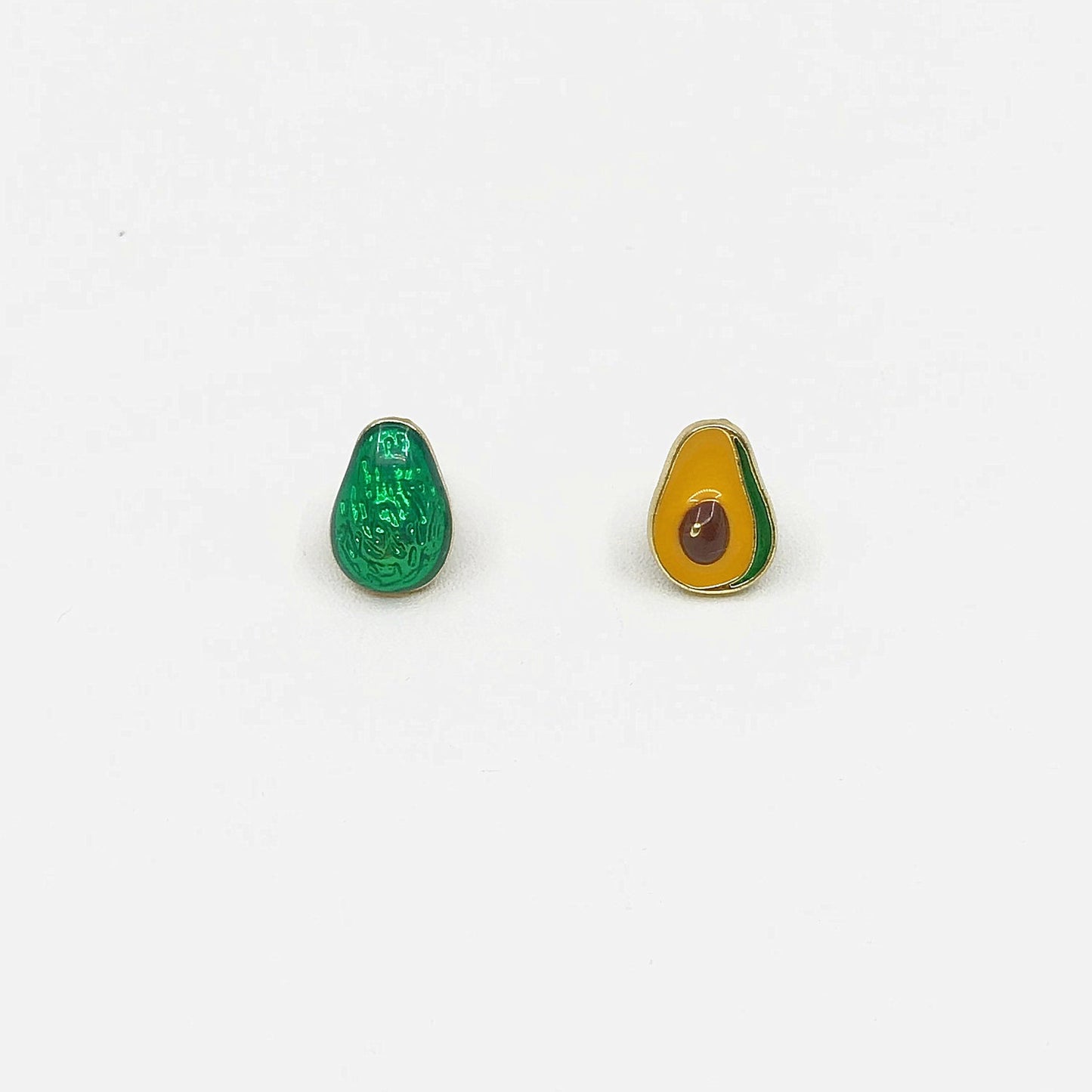 Mini Avocado Mismatch Stud Earrings