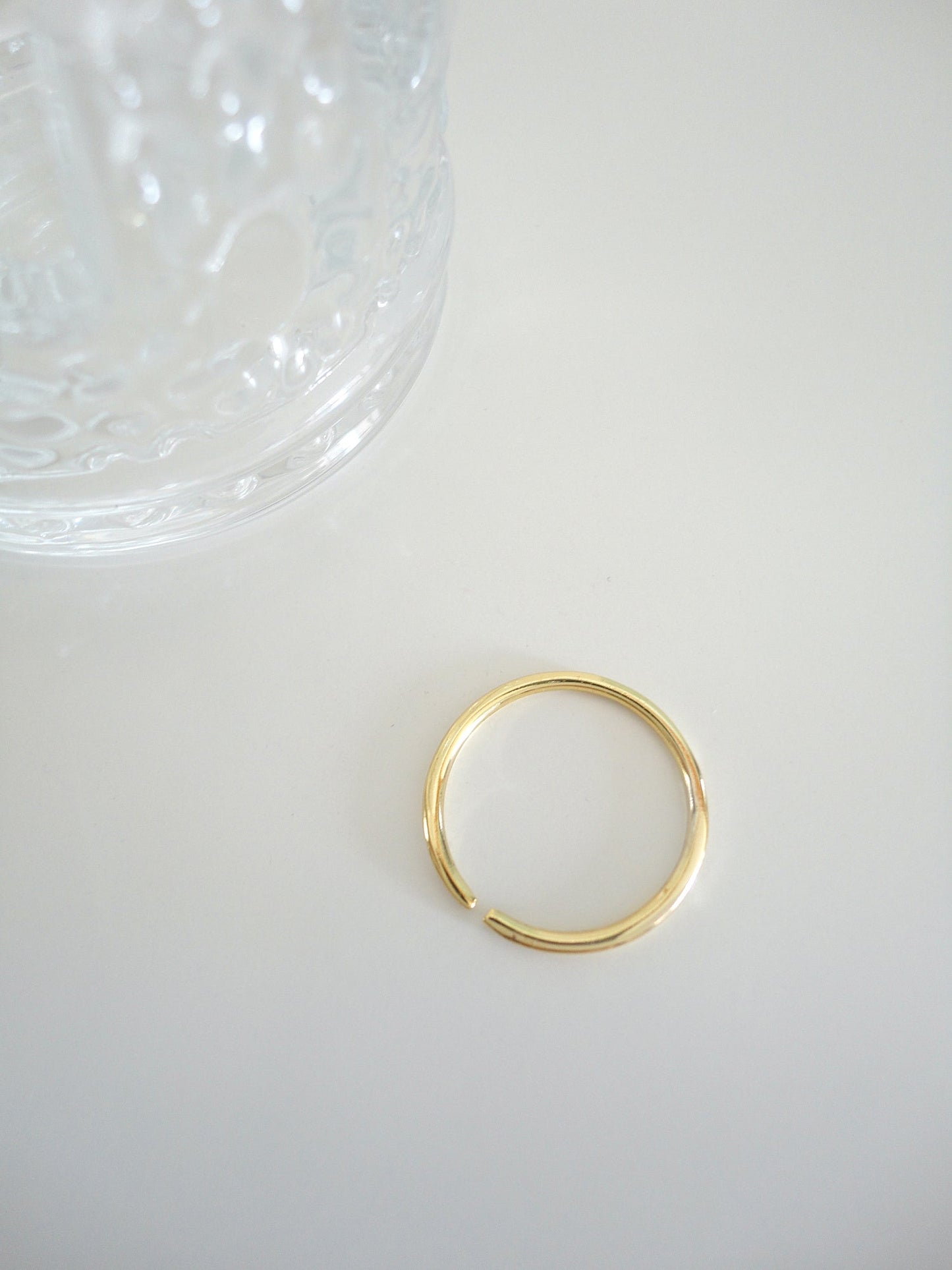 Golden Plain Ring