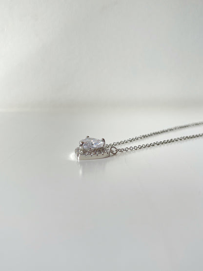 One Heart Zircon Necklace