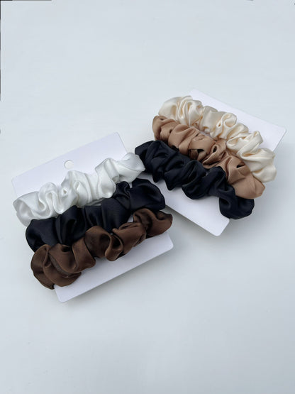 Satin Scrunchie 3-Pack B