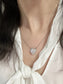 One Heart Zircon Necklace